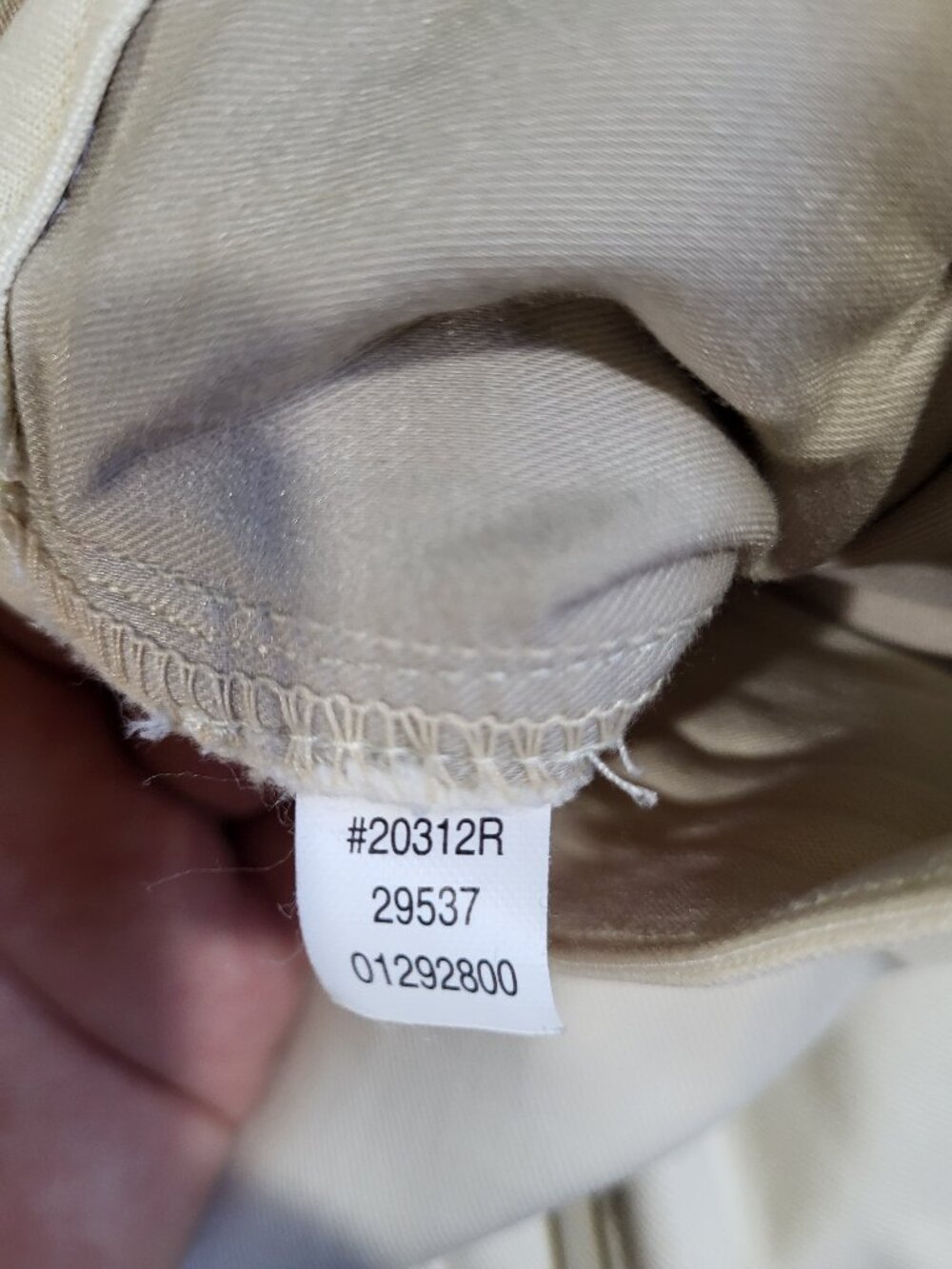 Spanx Stretch Twill Cropped Wide Leg Pants Off White size large - Picture 5 of 13